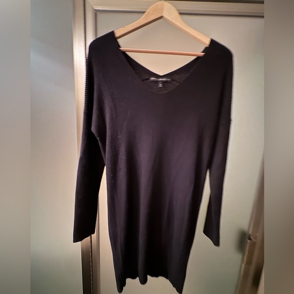 WHBM Women’s black sweater dress, size large - Picture 1 of 4